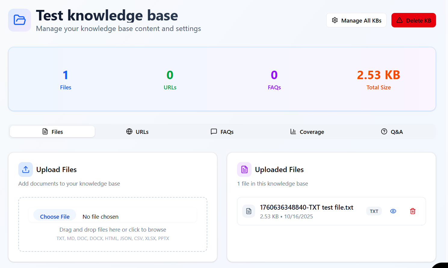 File Upload Screenshot